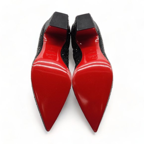 Christian Louboutin Aiglissima 80 Leather Ankle Boots - Picture 9 of 10